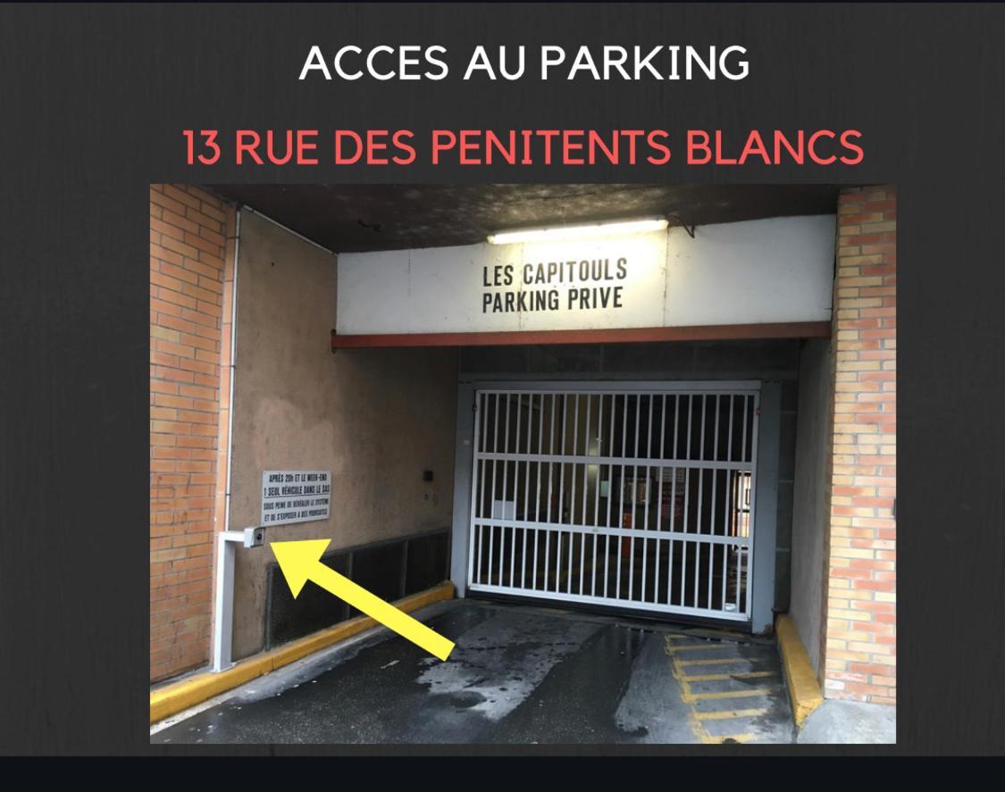 Hyper-Centre Historique Avec Possibilite De Reservation Parking Toulouse Ngoại thất bức ảnh
